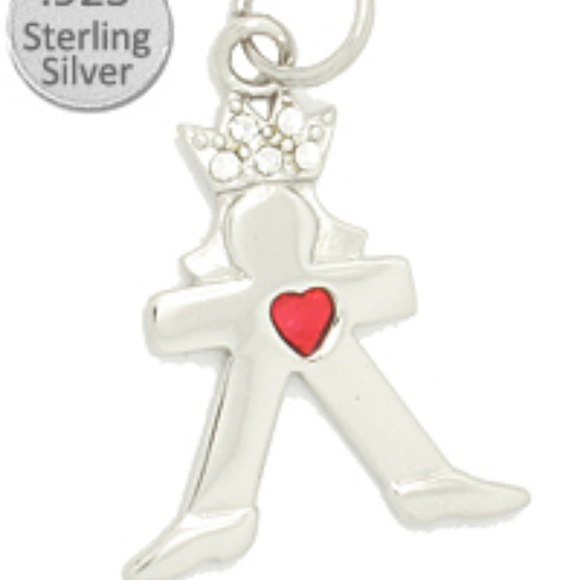 Sterling Silver Queen for a day charm NWT - Picture 1 of 2